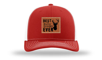 Best Buckin' Grandpa Leather Patch Richardson 112 Hat
