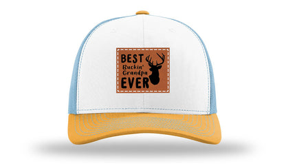 Best Buckin' Grandpa Leather Patch Richardson 112 Hat