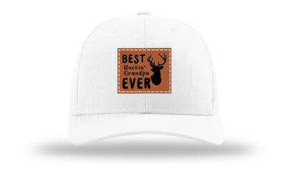 Best Buckin' Grandpa Leather Patch Richardson 112 Hat