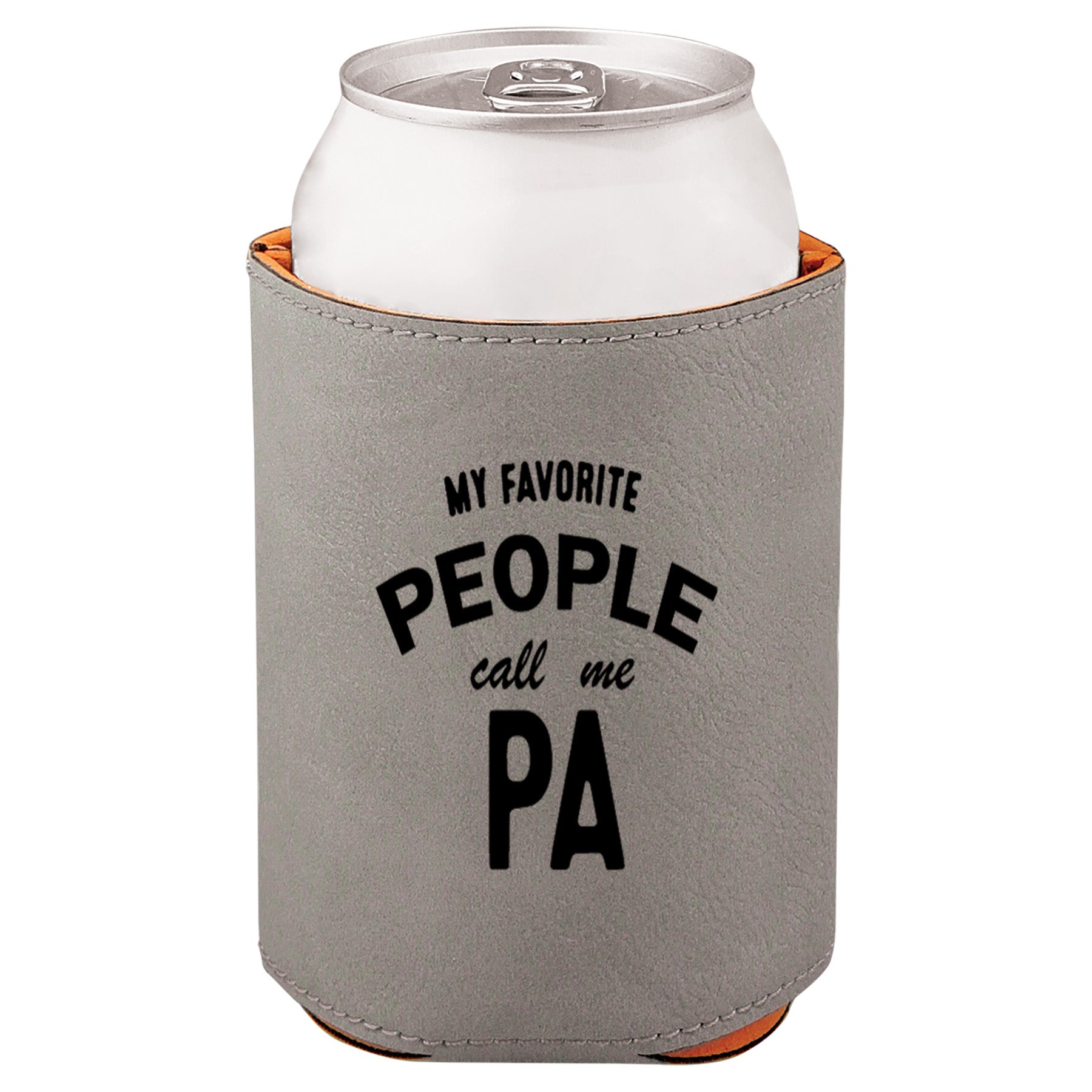 My Favorite People Call Me Pa Leatherette Koosie-Gray