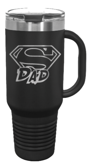 Super Dad 40oz Handle Mug Laser Engraved