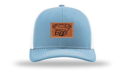 Super Dad Leather Patch Richardson 112 Hat
