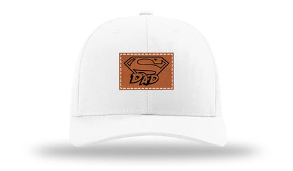 Super Dad Leather Patch Richardson 112 Hat