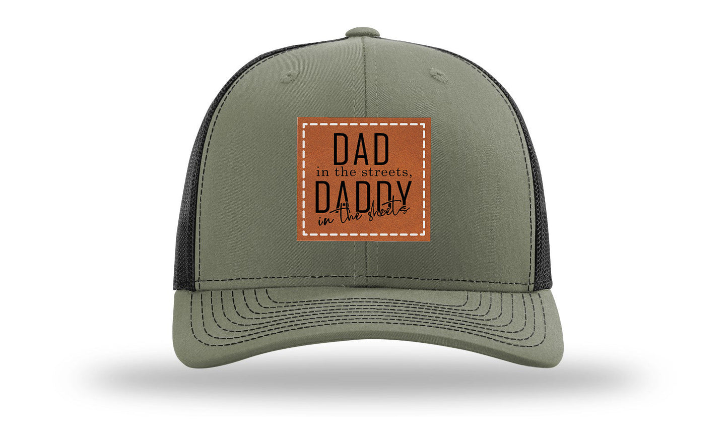 Daddy In The Sheets Leather Patch Richardson 112 Hat