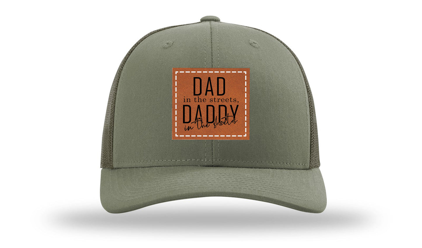 Daddy In The Sheets Leather Patch Richardson 112 Hat