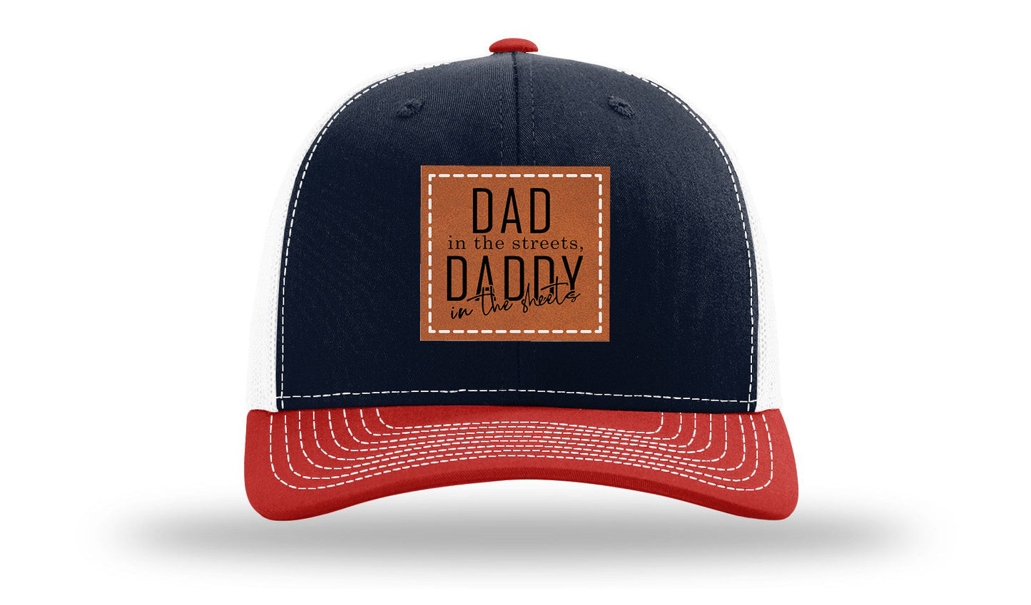 Daddy In The Sheets Leather Patch Richardson 112 Hat