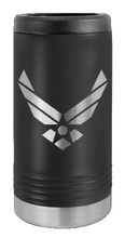 Load image into Gallery viewer, Air Force Laser Engraved Slim Can Insulated Koosie
