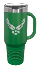 Load image into Gallery viewer, Air Force 40oz Handle Mug Laser Engraved
