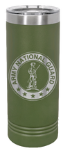 Load image into Gallery viewer, U.S. National Guard Laser Engraved Skinny Tumbler (Etched)
