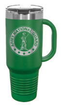 Load image into Gallery viewer, National Guard 40oz Handle Mug Laser Engraved
