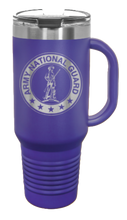 Load image into Gallery viewer, National Guard 40oz Handle Mug Laser Engraved
