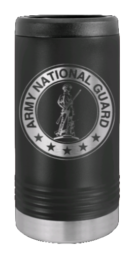 National Guard Laser Engraved Slim Can Insulated Koosie