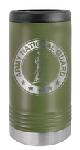 Load image into Gallery viewer, National Guard Laser Engraved Slim Can Insulated Koosie
