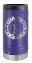 Load image into Gallery viewer, National Guard Laser Engraved Slim Can Insulated Koosie
