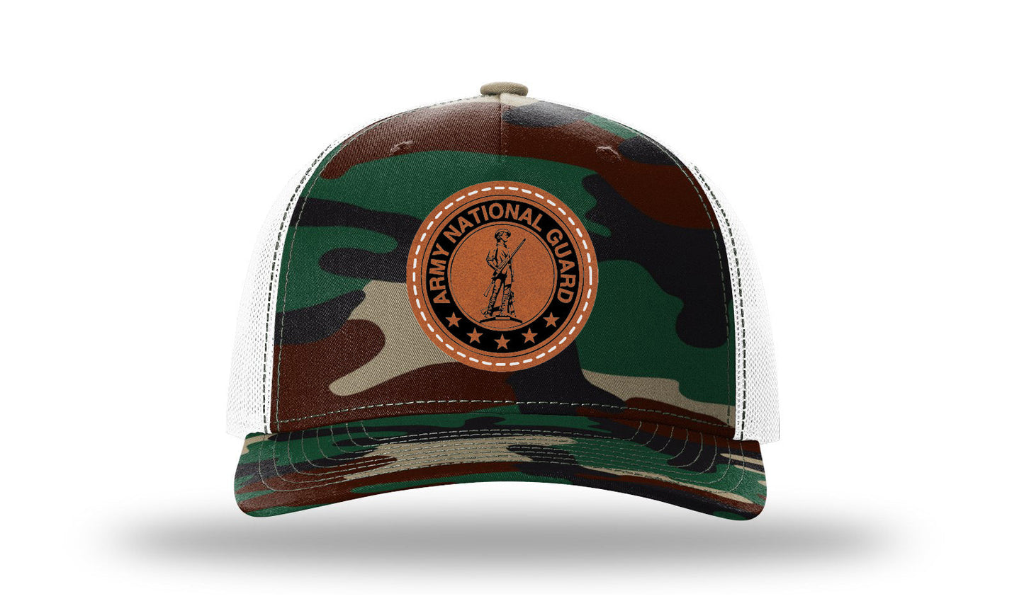 Green Camo / White