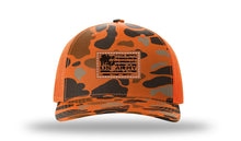 Load image into Gallery viewer, Army Flag Leather Patch Richardson 112PFP Camo Hat
