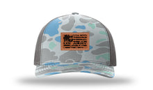 Load image into Gallery viewer, Army Flag Leather Patch Richardson 112PFP Camo Hat
