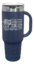 Load image into Gallery viewer, Army Flag 40oz Handle Mug Laser Engraved
