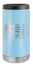 Load image into Gallery viewer, Marine Corps Flag Laser Engraved Slim Can Insulated Koosie
