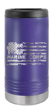 Load image into Gallery viewer, Marine Corps Flag Laser Engraved Slim Can Insulated Koosie
