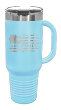 Load image into Gallery viewer, Air Force Flag 40oz Handle Mug Laser Engraved
