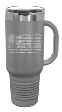 Load image into Gallery viewer, National Guard Flag 40oz Handle Mug Laser Engraved
