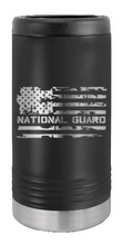 Load image into Gallery viewer, National Guard Flag Laser Engraved Slim Can Insulated Koosie
