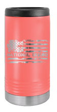 Load image into Gallery viewer, National Guard Flag Laser Engraved Slim Can Insulated Koosie
