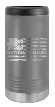 Load image into Gallery viewer, National Guard Flag Laser Engraved Slim Can Insulated Koosie
