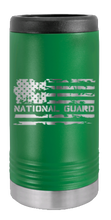 Load image into Gallery viewer, National Guard Flag Laser Engraved Slim Can Insulated Koosie
