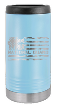 Load image into Gallery viewer, National Guard Flag Laser Engraved Slim Can Insulated Koosie
