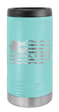 Load image into Gallery viewer, National Guard Flag Laser Engraved Slim Can Insulated Koosie
