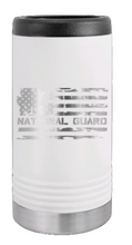 Load image into Gallery viewer, National Guard Flag Laser Engraved Slim Can Insulated Koosie
