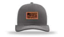 Load image into Gallery viewer, Coast Guard Flag Leather Patch Richardson 112 Hat
