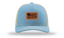 Load image into Gallery viewer, Coast Guard Flag Leather Patch Richardson 112 Hat
