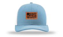Load image into Gallery viewer, Coast Guard Flag Leather Patch Richardson 112 Hat
