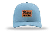 Load image into Gallery viewer, Coast Guard Flag Leather Patch Richardson 112 Hat
