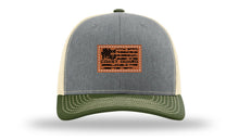 Load image into Gallery viewer, Coast Guard Flag Leather Patch Richardson 112 Hat
