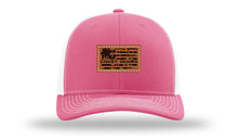 Load image into Gallery viewer, Coast Guard Flag Leather Patch Richardson 112 Hat
