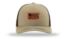 Load image into Gallery viewer, Coast Guard Flag Leather Patch Richardson 112 Hat
