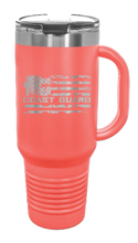 Load image into Gallery viewer, Coast Guard Flag 40oz Handle Mug Laser Engraved
