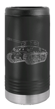 Load image into Gallery viewer, Tank Laser Engraved Slim Can Insulated Koosie
