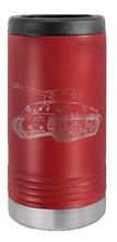 Load image into Gallery viewer, Tank Laser Engraved Slim Can Insulated Koosie
