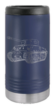 Load image into Gallery viewer, Tank Laser Engraved Slim Can Insulated Koosie

