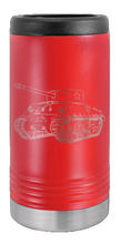 Load image into Gallery viewer, Tank Laser Engraved Slim Can Insulated Koosie
