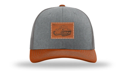 Heather Grey / Charcoal / Dark Orange