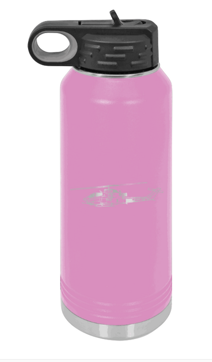 Cobra - 32oz Water Bottle Laser Engraved- Light Purple