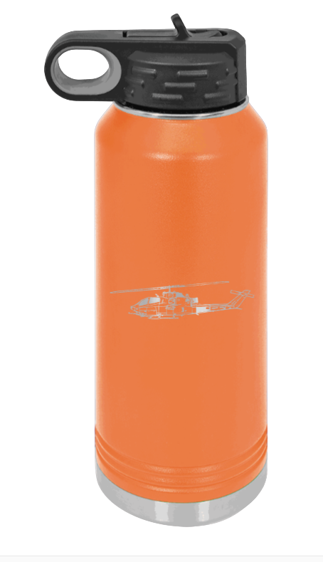 Cobra - 32oz Water Bottle Laser Engraved- Orange