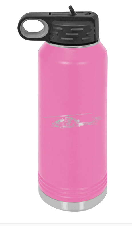 Cobra - 32oz Water Bottle Laser Engraved- Pink