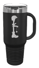 Load image into Gallery viewer, Soldiers Cross 40oz Handle Mug Laser Engraved
